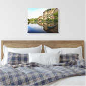 Beynac-et-Cazenac en Dordogne rivierdoek print (Insitu (Slaapkamer))