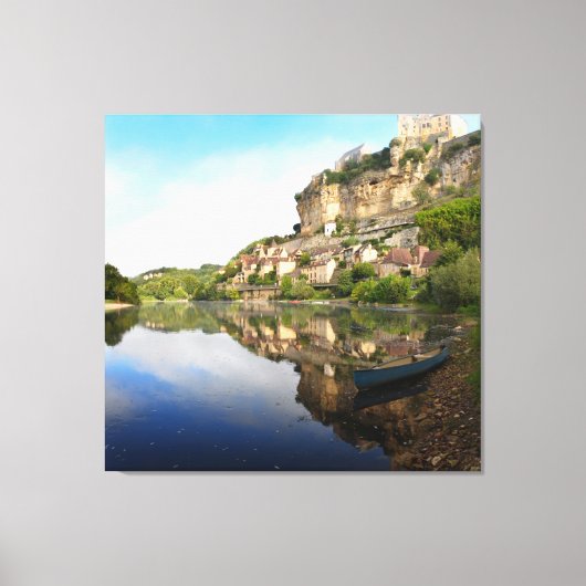 Beynac-et-Cazenac en Dordogne rivierdoek print (Voorkant)