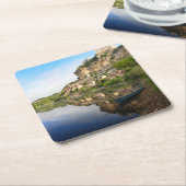 Beynac-et-Cazenac in het onderzetter Dordogne (Schuin)