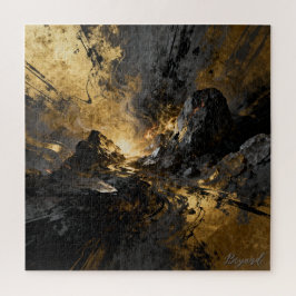 Beyond - AI Fantasie Digitaal Kunstprint Legpuzzel