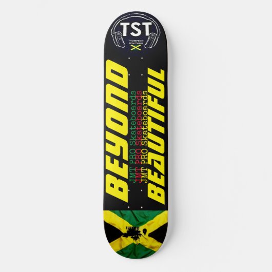 BEYOND BEAUTIFUL 8 1/2" Skateboard Dek (Voorkant)