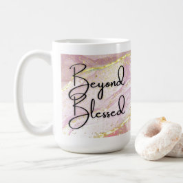 Beyond Bless Pink Gold Marble 15oz Mok