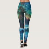 Beyond Blues Zeegezicht Leggings (Achterkant)