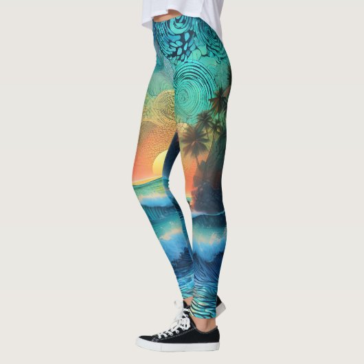 Beyond Blues Zeegezicht Leggings (Links)