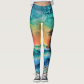 Beyond Blues Zeegezicht Leggings (Voorkant)