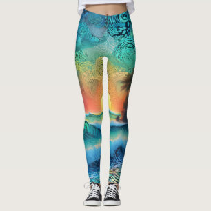 Beyond Blues Zeegezicht Leggings