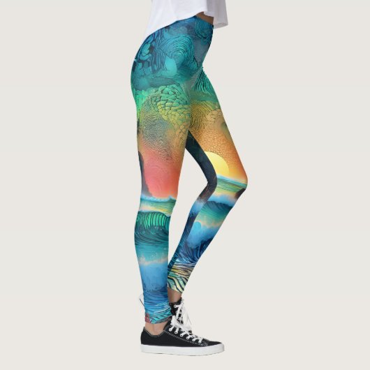 Beyond Blues Zeegezicht Leggings (Rechts)