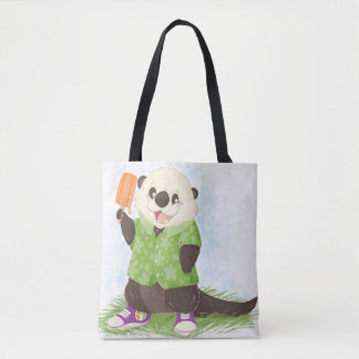 Beyond Celiac Summer Otter Canvas tas
