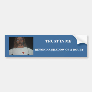 BEYOND EEN SCHADE VAN EEN TWIJFEL BUMPERSTICKER