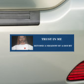 BEYOND EEN SCHADE VAN EEN TWIJFEL BUMPERSTICKER (Op auto)