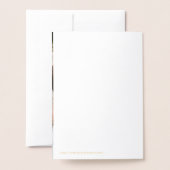 Beyond Grateful Heart Wedding Dankjewel Foto Folie Kaarten (Met envelop)