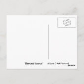 Beyond Icarus Briefkaart (Achterkant)