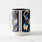 Beyond Imagination Quote Tweekleurige Koffiemok (Voorkant links)