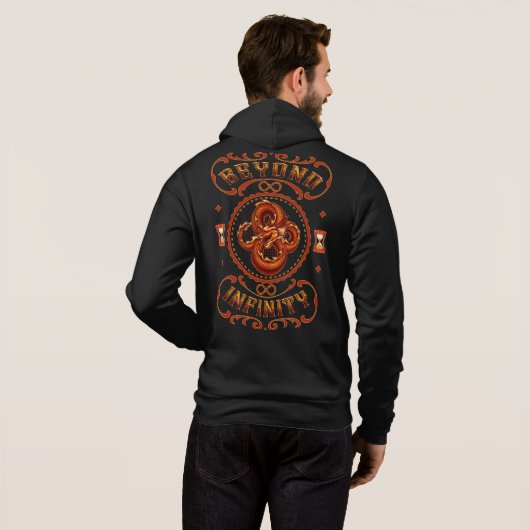 BEYOND INFINITY DRAGON HOODIE (Achterkant volledig)