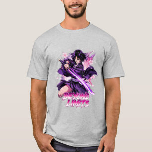 Beyond Limits – Anime Stijl Katana Krijger Grafisc T-shirt