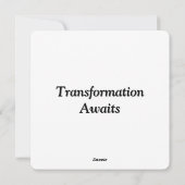 Beyond Loneliness: Glowing Doorway Wenskaart Feestdagenkaart (Achterkant)