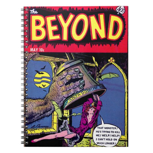 Beyond Monster Hand & Lady Horror  Comics Notitieboek (Voorkant)
