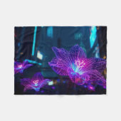 Beyond Neon Veins Fleece Deken (Voorkant (Horizontaal))