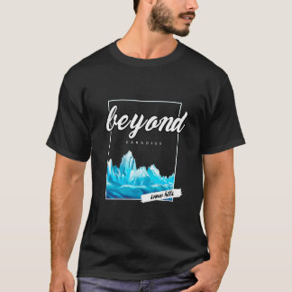 "Beyond Paradise" Typografie T-shirt