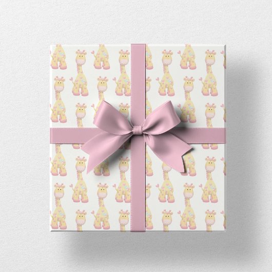 Beyond Schattig: Giraffe Love Gift Wrap Inpakpapier Vel