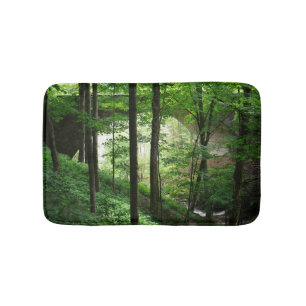 "Beyond the Bridge" Forest Green Natuur Badmat