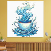 Beyond the Daily Cup Canvas Afdruk (Insitu (Woonkamer))