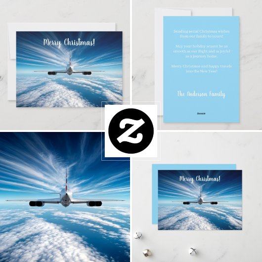 Beyond the Horizon: Concorde van achter gezien Feestdagenkaart