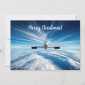 Beyond the Horizon: Concorde van achter gezien Feestdagenkaart (Voorkant)