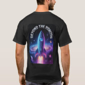 Beyond the Horizon Raket Ruimte T-shirt (Achterkant)
