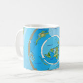 Beyond the Ice Wall Flat Earth Koffiemok (Voorkant links)