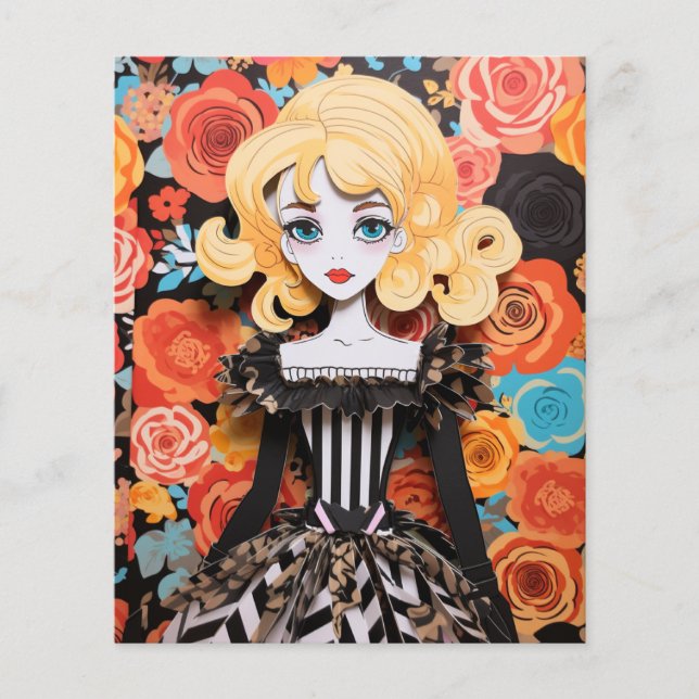 Beyond the Mask: Papieren poppen live op het podiu (Voorkant)