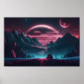 Beyond the Neon: Racing in the Future Poster (Voorkant)