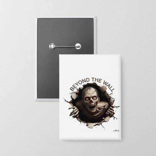 Beyond The Wall Zombie T-shirt met lange mouwen Button (Voorkant / Achterkant)