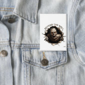 Beyond The Wall Zombie T-shirt met lange mouwen Button (Insitu)