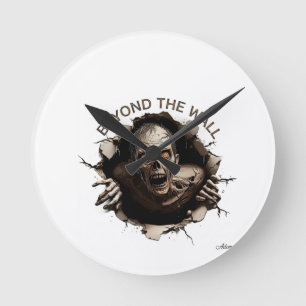 Beyond The Wall Zombie T-shirt met lange mouwen Ronde Klok