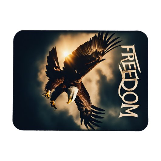 Beyond Wings: Freedom with an Eagle Magneet (Horizontaal)