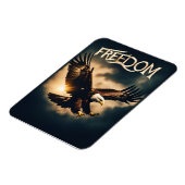 Beyond Wings: Freedom with an Eagle Magneet (Linkerzijde)