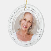 Beyond Words Gemist Beyond Measure Photo Keramisch Ornament (Links)