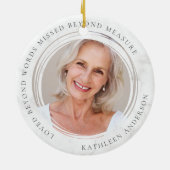 Beyond Words Gemist Beyond Measure Photo Keramisch Ornament (Achterkant)