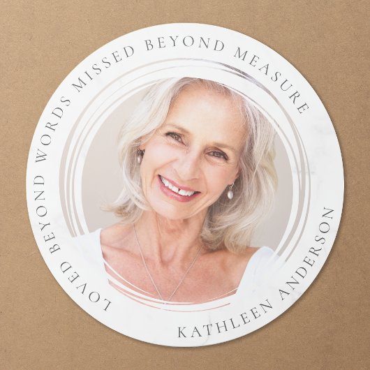Beyond Words Gemist Beyond Measure Photo Ronde Sticker