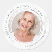 Beyond Words Gemist Beyond Measure Photo Ronde Sticker (Voorkant)