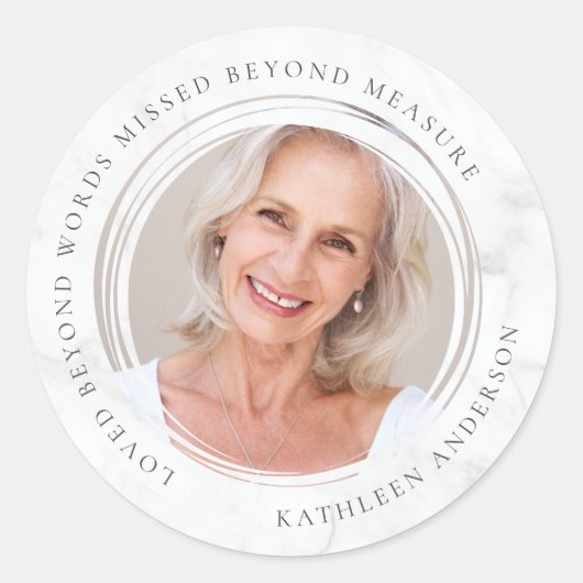 Beyond Words Gemist Beyond Measure Photo Ronde Sticker (Voorkant)