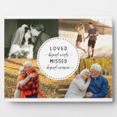 Beyond Words Sand Herembrance White Photo Fotoplaat (Voorkant)