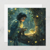 Beyond Words: Uitdrukken met grillige illustraties Feestdagenkaart (Voorkant / Achterkant)