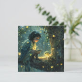 Beyond Words: Uitdrukken met grillige illustraties Feestdagenkaart (Staand voorkant)