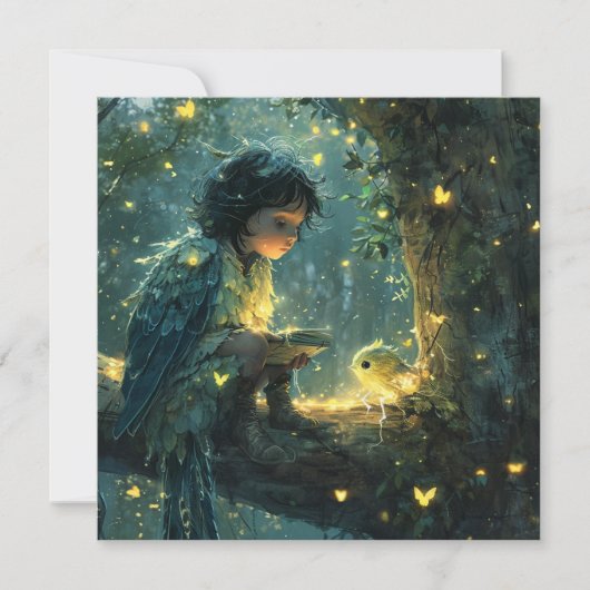 Beyond Words: Uitdrukken met grillige illustraties Feestdagenkaart (Voorkant)