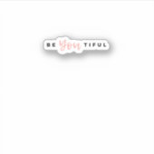 Beyouful Sticker (Voorkant)