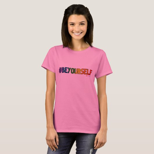 #BeYourself T-shirt (Voorkant volledig)