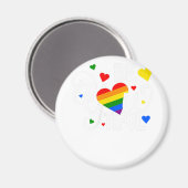 BeYouTIFUL Gay Pride Lesbisch Regenboog Hart Magneet (Voorkant / Achterkant)