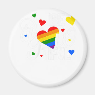BeYouTIFUL Gay Pride Lesbisch Regenboog Hart Magneet
